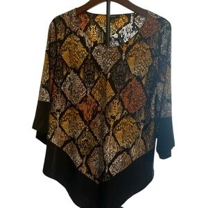Alfani snack print blouse